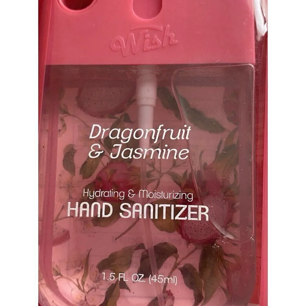 Wish‎ Scented Hand Sanitizer Spray 1.5 Fl Oz Dragonfruit And Jasmine Hydrating